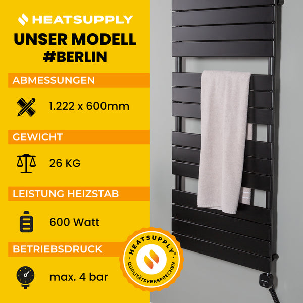 Berlin No. 6 - RAL 9005 - HEATSUPPLY 