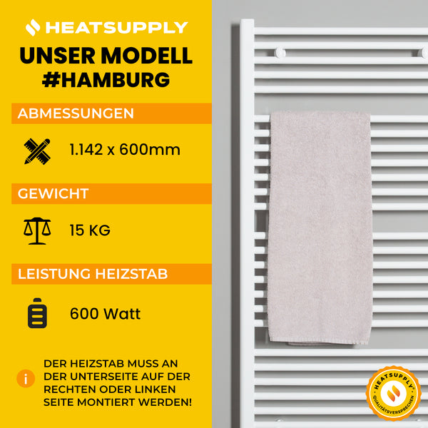Hamburg No. 2 - RAL 9016 - HEATSUPPLY 