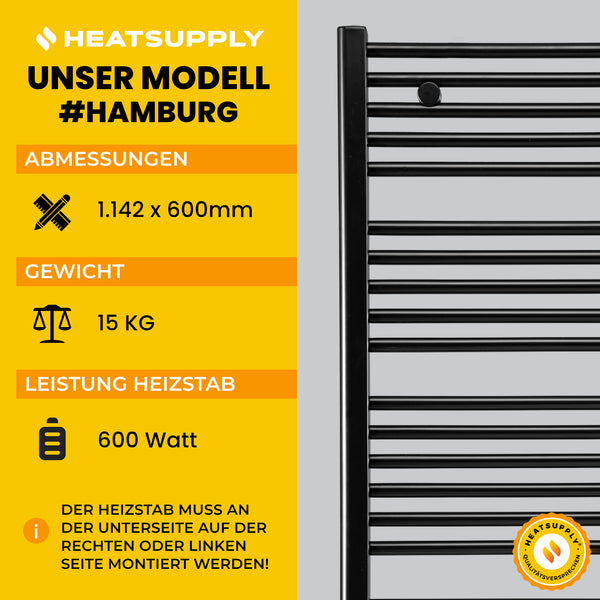 Hamburg No. 4 - RAL 9005 - HEATSUPPLY 