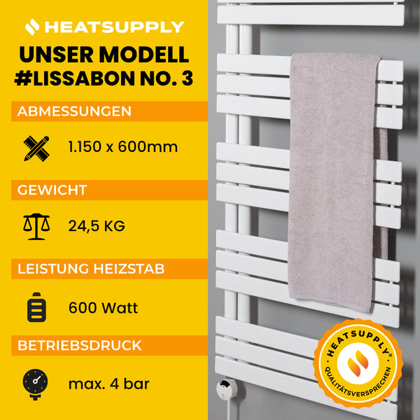 Lissabon No. 3 - RAL 9016 - HEATSUPPLY 