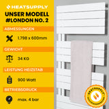 London No. 2 - RAL 9016 - HEATSUPPLY 