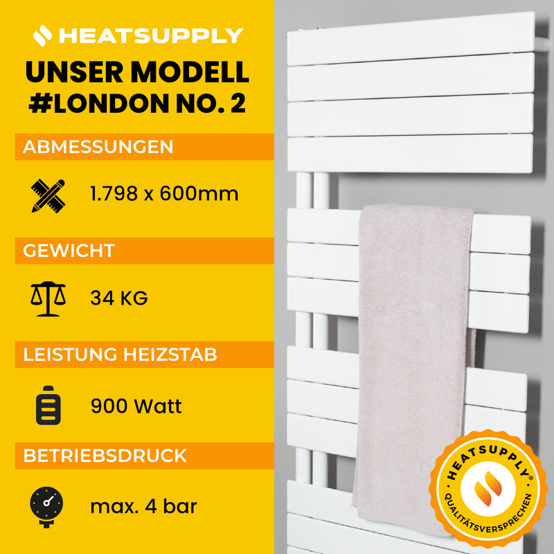 London No. 2 - RAL 9016 - HEATSUPPLY 
