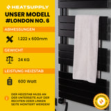 London No. 6 - RAL 9005 - HEATSUPPLY 