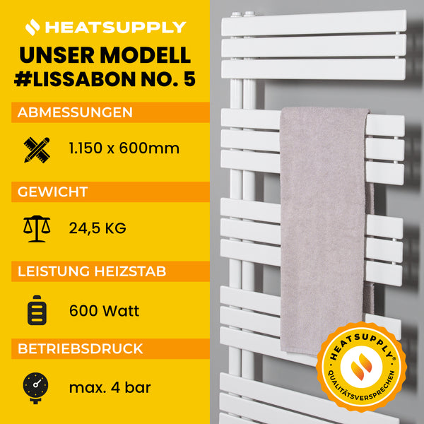 Lissabon No. 5 - RAL 9016 - HEATSUPPLY 