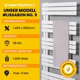 Lissabon No. 5 - RAL 9016 - HEATSUPPLY 
