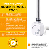 London No. 4 - RAL 9016 - HEATSUPPLY 