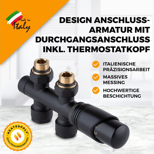 Anschlussarmatur - Durchgang - HEATSUPPLY