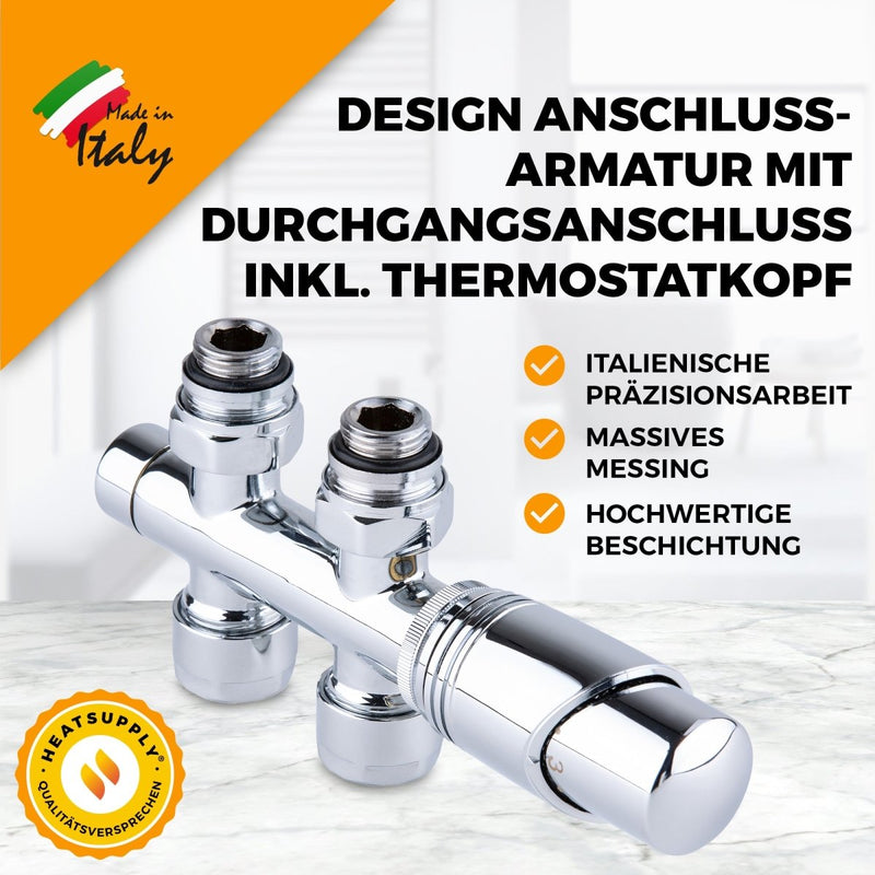 Anschlussarmatur - Durchgang - HEATSUPPLY