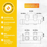 Anschlussarmatur - Eck - HEATSUPPLY