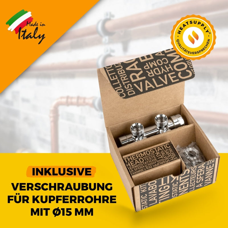 Anschlussarmatur - Eck - HEATSUPPLY