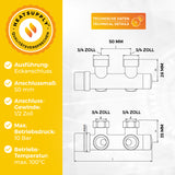Anschlussarmatur - Eck - HEATSUPPLY 