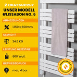 Lissabon No. 6 - RAL 9016 - HEATSUPPLY